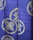 七五三の袴のみ[5歳男の子用]青紫色　金で丸に矢羽 No.324